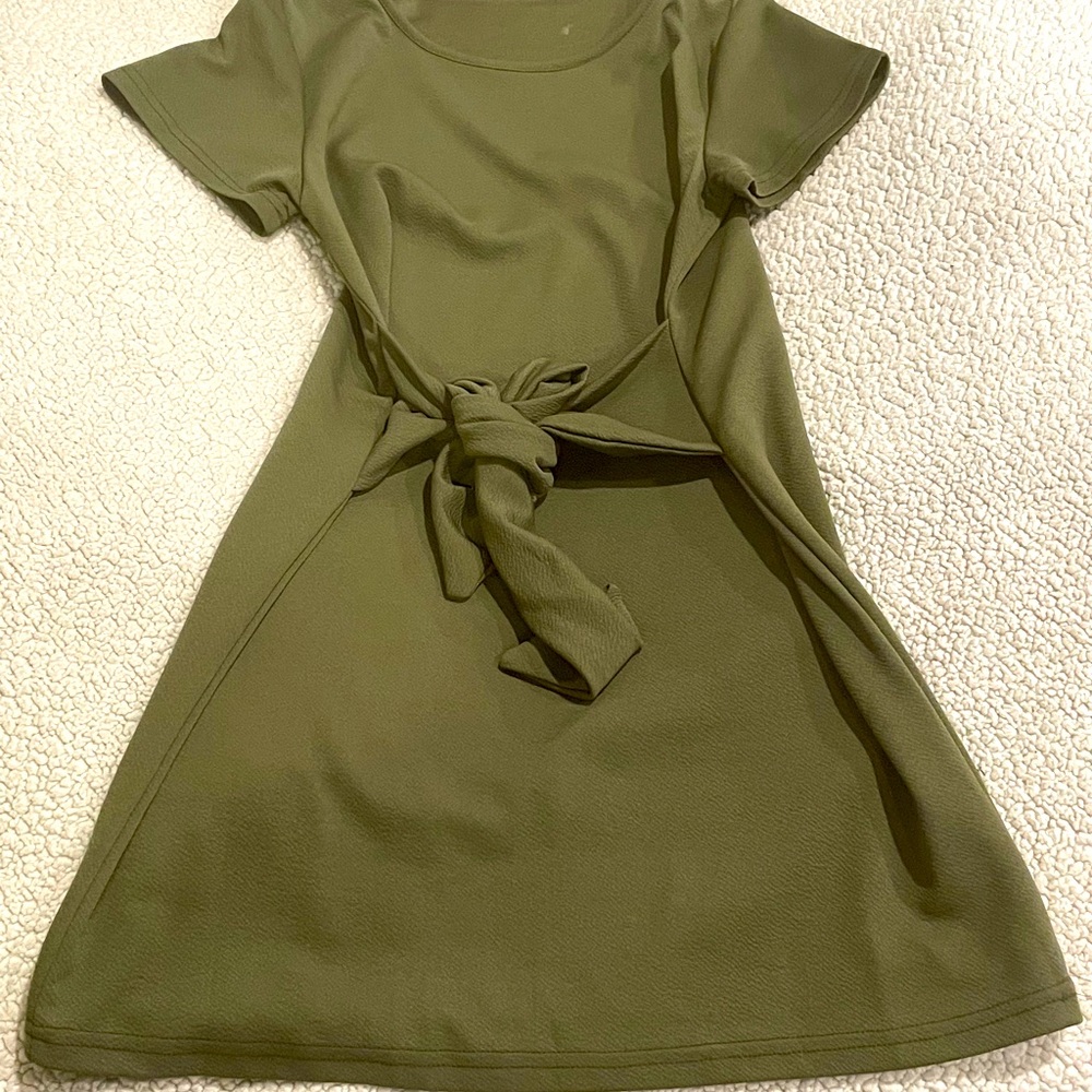 Army green dress